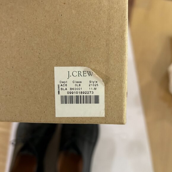NWB J. Crew Gifford Plain-front Leather Oxfords Made in Italy main image 3